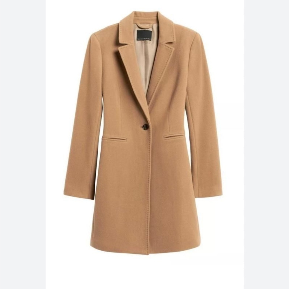 Banana Republic Mario Bellucci Wool Overcoat